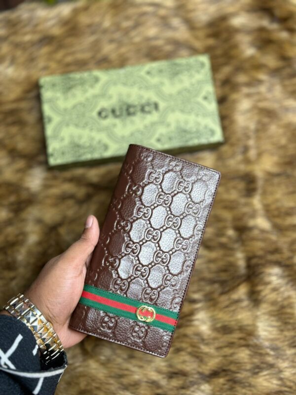 Cow lather Gucci Long Wallet - Image 3