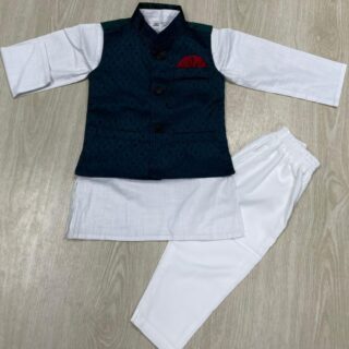 পাঞ্জাবি কোটি পাজামা সেট