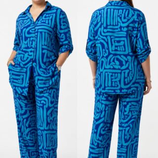 women co-ord blue