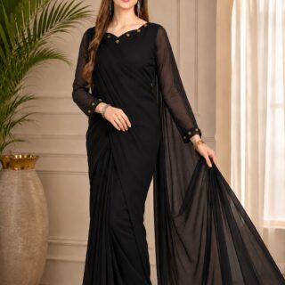 জর্জেট শাড়ি 1
